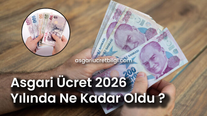 asgari ücret 2026